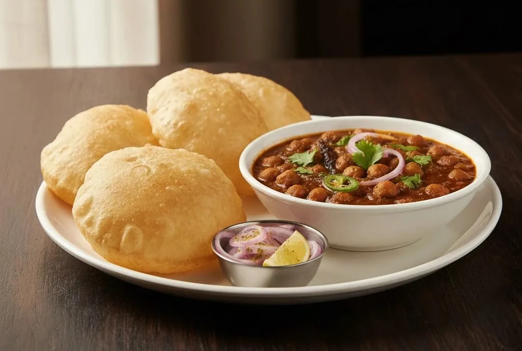 Chole Bhature at Royal Punjabi Restaurant & Caterers in Winnipeg, MB